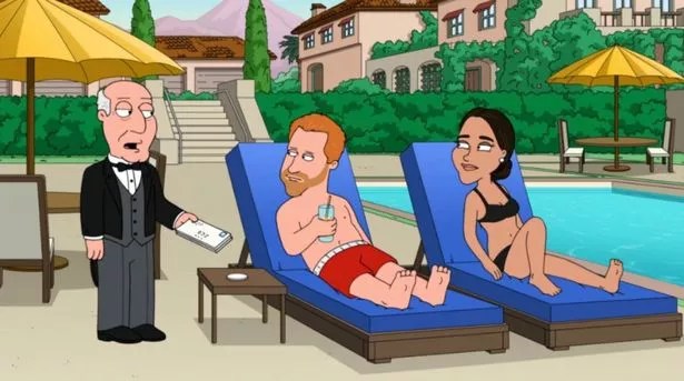 Meghan and Harry Family Guy