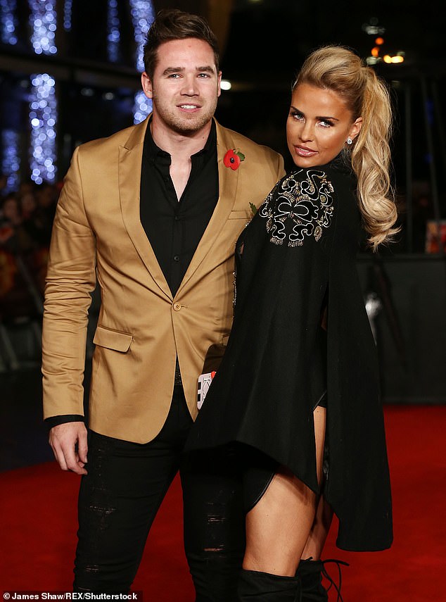 Seen with another ex-husband, exotic dancer Kieran Hayler, in 2015