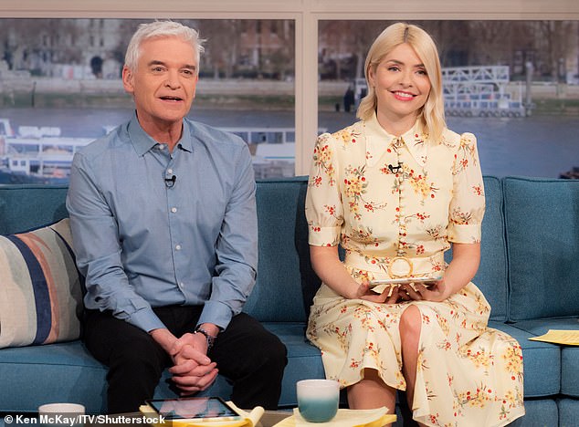 Ben and Cat were pulled in by ITV bosses in March after former hosts Holly Willoughby and Phillip Schofield (pictured in March 2023) left the programme