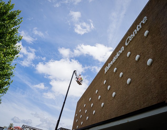 This is the first time ever that a promo has been filmed on the roof of the iconic Television Centre in London